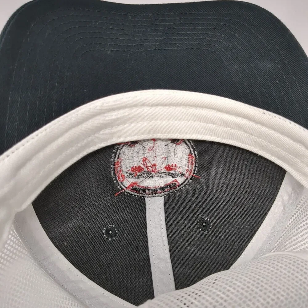 Overland Armament Snapback Trucker Hat Black One Size Mesh Back